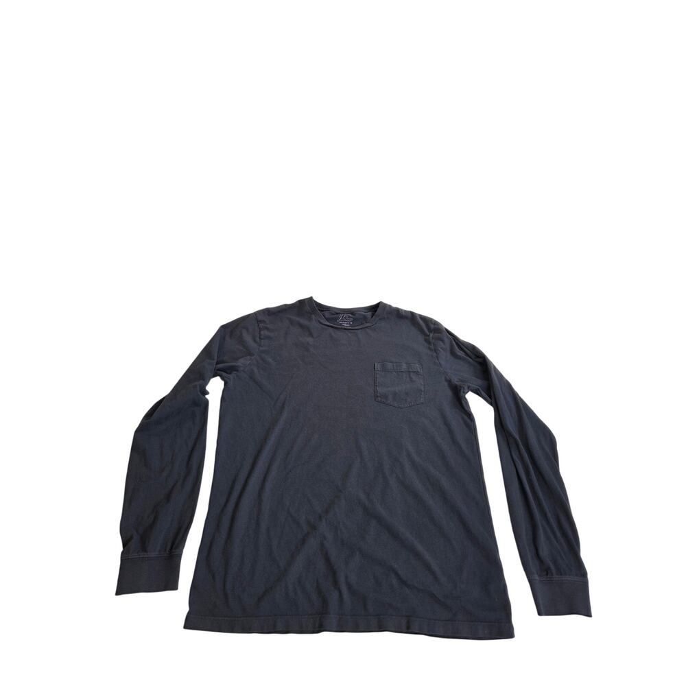 J Crew Broken-in long-sleeve T-shirt Navy Blue LT